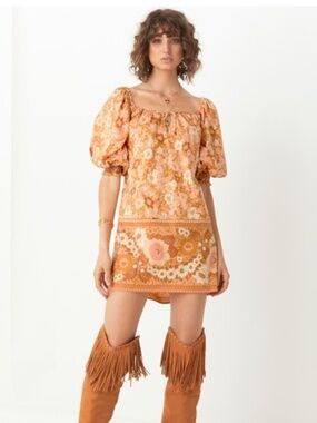 spell frenchie rib mini dress Spell Frenchie Rib Slip Mini Dress Khaki 213113B52